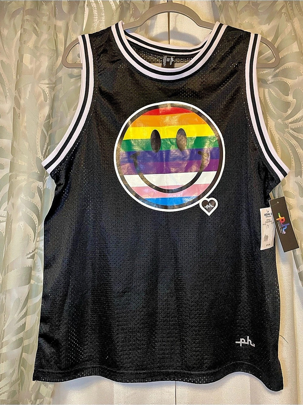 Phluid Projecr Basketball Jersey Tank Color Block Size Small NWT